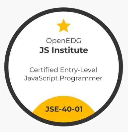 Certified-Entry-Level-JavaScript-Programmer-exam-jse-40-01