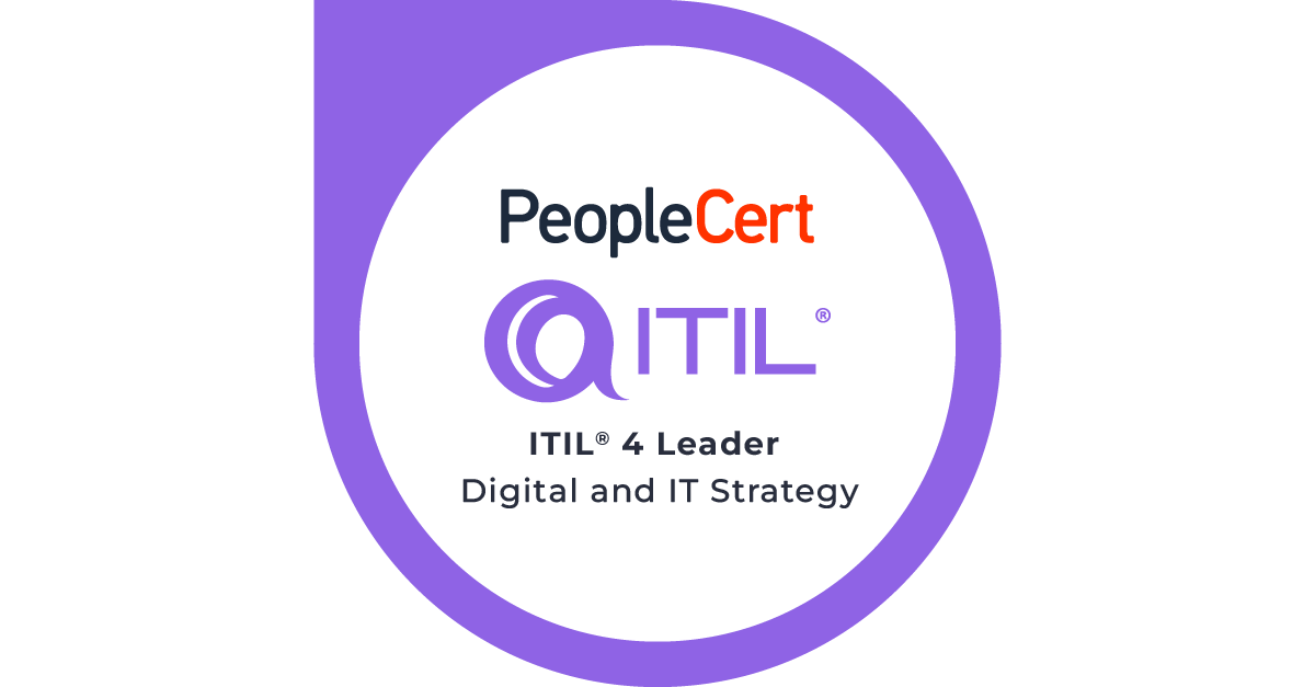 ITIL Leader: Digital and IT Strategy logo