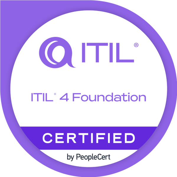 ITIL 4 Foundation certification logo