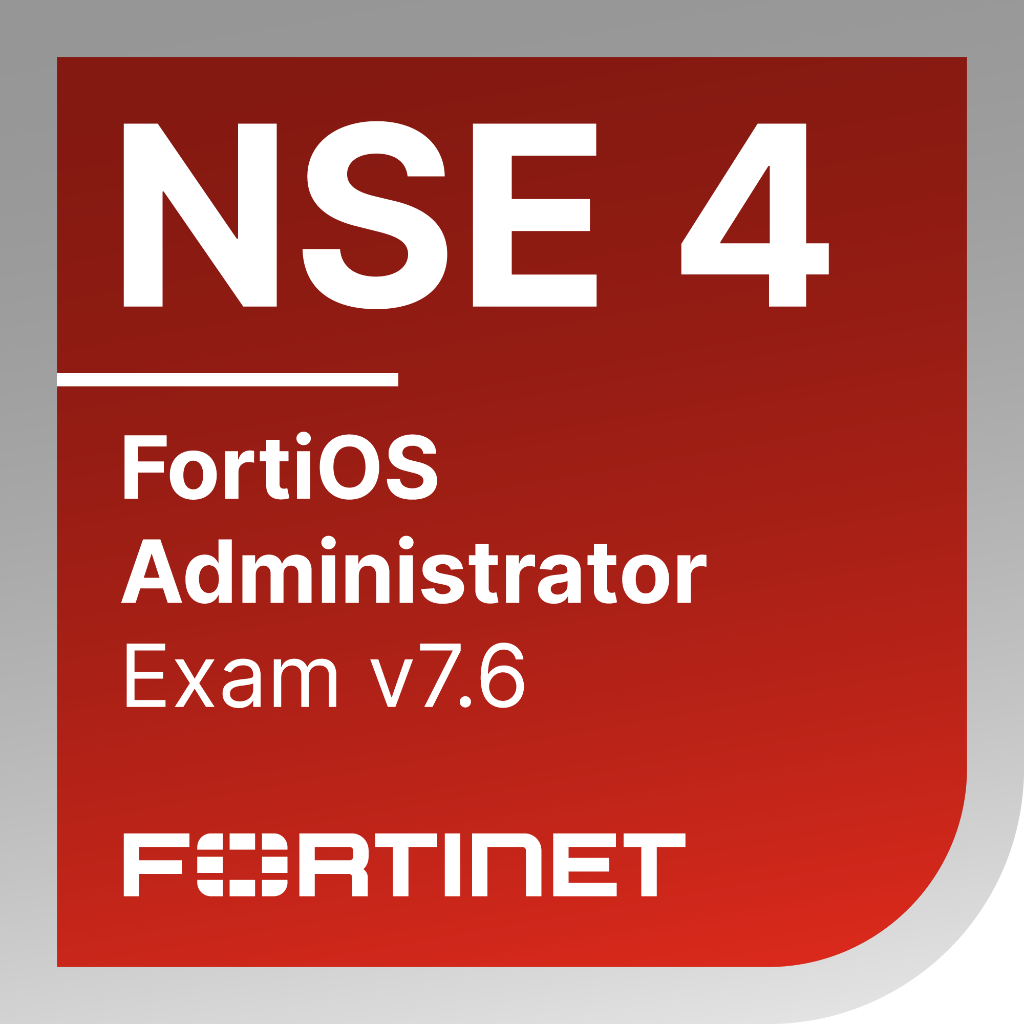 Fortinet NSE 4 – FortiOS Administrator logo